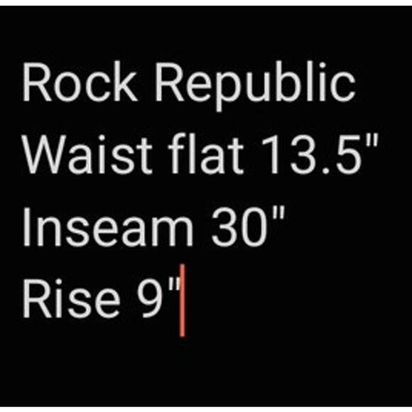 Rock & Republic Jeans Size 6 Blue Denim RX Fever Pull Up Light Wash Straight Leg - Picture 11 of 11